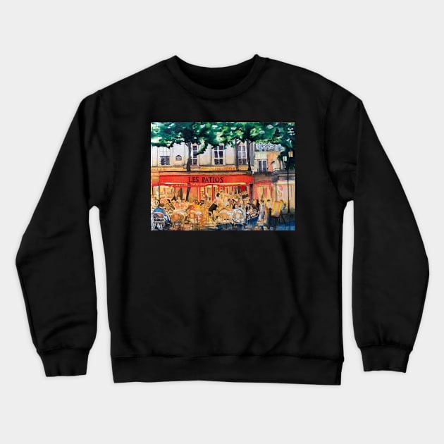 Les Patios Crewneck Sweatshirt by GeriJudd